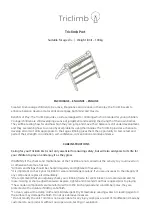 Preview for 2 page of Triclimb Pwt Assembly Instructions, Maintenance And Safety Information