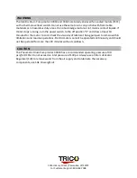 Preview for 9 page of Trico 30035 Set Up And Operating Instructions Manual