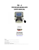 Trico FM-6 User Manual preview