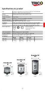 Предварительный просмотр 11 страницы Trico Streamliner DC 125 User Manual