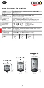 Предварительный просмотр 19 страницы Trico Streamliner DC 125 User Manual