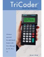 TriCoder Portable Bar Code Reader Owner'S Manual preview