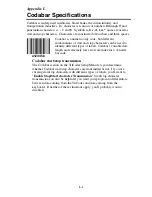 Preview for 217 page of TriCoder Portable Bar Code Reader Owner'S Manual