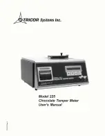 Tricor 225 User Manual предпросмотр