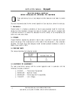 Предварительный просмотр 3 страницы Trident Dryspell 10 Installation, Operation & Maintenance Manual