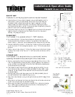 Preview for 1 page of Trident Foamate 1.0 Installation & Operation Manual