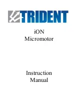 Trident iON Instruction Manual preview