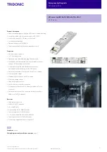 Preview for 1 page of Tridonic 89800581 Manual