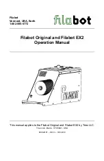 Preview for 1 page of Triex LLC FB00061 Operation Manual