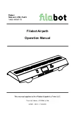 Preview for 1 page of Triex LLC Filabot Airpath Operator'S Manual