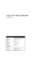 Trig Avionics TT31 Modification Instructions preview