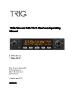 Preview for 1 page of Trig Avionics TX56 Operating Manual