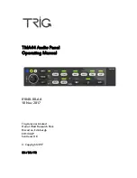 Предварительный просмотр 1 страницы trig TMA44 Operating Manual