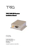 trig TN72 Installation Manual preview