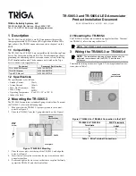 Предварительный просмотр 1 страницы TRIGA TR-5865-3 Product Installation Document