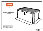 Trigano Jardin Carport LIBECCIO Manual предпросмотр