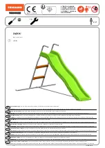 Предварительный просмотр 1 страницы Trigano TOBOGGAN ZAZOU Assembly Instructions Manual