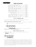 Предварительный просмотр 2 страницы Trigon Electronics Miniguard 100B Programming Manual