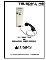 Preview for 1 page of Trigon Electronics TELEDIAL HS Assembly, Installation And Operation Instructions