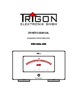 Предварительный просмотр 1 страницы Trigon Monolog Owner'S Manual