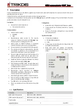 Preview for 4 page of Trikdis G16T 3 Series User Manual