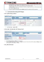 Preview for 8 page of Trikdis G16T 3 Series User Manual