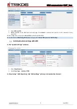 Preview for 9 page of Trikdis G16T 3 Series User Manual