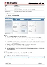 Preview for 17 page of Trikdis G16T 3 Series User Manual