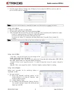 Предварительный просмотр 8 страницы Trikdis RFH11 User Manual