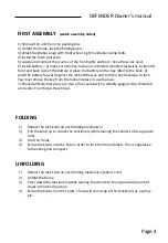 Preview for 5 page of Trikke DEFENDER Owner'S Manual