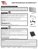 Preview for 2 page of Trilite Cozy Series Instruction Manual