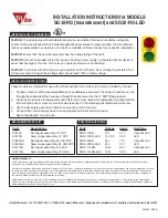 Preview for 1 page of Trilite SG10-12RG Installation Instructions