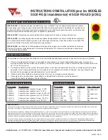 Preview for 2 page of Trilite SG10-12RG Installation Instructions