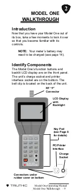 Preview for 12 page of Trilithic Model One Operation Manual