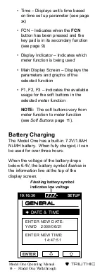 Preview for 17 page of Trilithic Model One Operation Manual