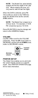 Preview for 25 page of Trilithic Model One Operation Manual