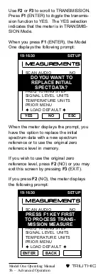 Preview for 59 page of Trilithic Model One Operation Manual