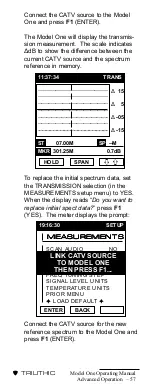 Preview for 60 page of Trilithic Model One Operation Manual