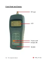 Предварительный просмотр 10 страницы Trilithic TR-2 Operation Manual