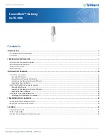 Предварительный просмотр 1 страницы Trilliant SecureMesh GATE-1000 Installation Manual