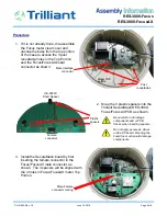 Предварительный просмотр 2 страницы Trilliant SecureMesh RES-3000-
Focus Assembly Information