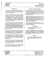 Preview for 6 page of Trillium Panther 612 Technical & Service Manual