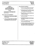 Preview for 20 page of Trillium Panther 612 Technical & Service Manual