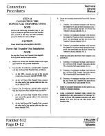 Preview for 26 page of Trillium Panther 612 Technical & Service Manual