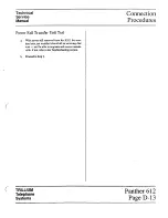 Preview for 27 page of Trillium Panther 612 Technical & Service Manual