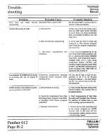 Preview for 76 page of Trillium Panther 612 Technical & Service Manual