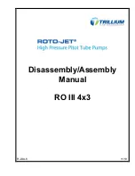 Trillium ROTO-JET RO III 4x3 Disassembly-Assembly Manual preview