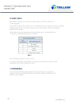 Preview for 42 page of Trillium SARASIN-RSBD STARFLOW V Series Installation, Operation & Maintenance Manual