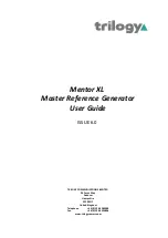 Trilogy Mentor XL User Manual preview