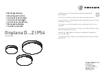 Предварительный просмотр 1 страницы Trilux Onplana D Z IP54 Series Mounting Instructions